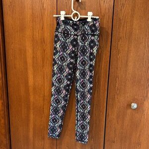 Aztec print athletic leggings